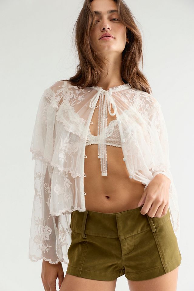 We The Free Ana Suede Micro Shorts #2