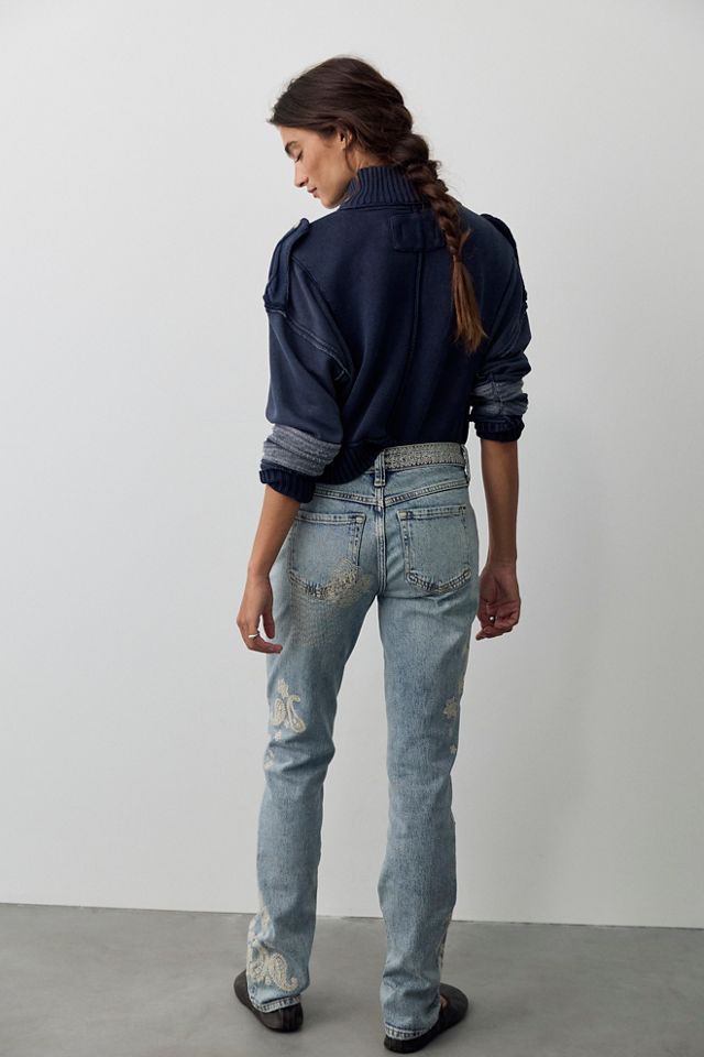 We The Free Nash Embroidered Jeans #3