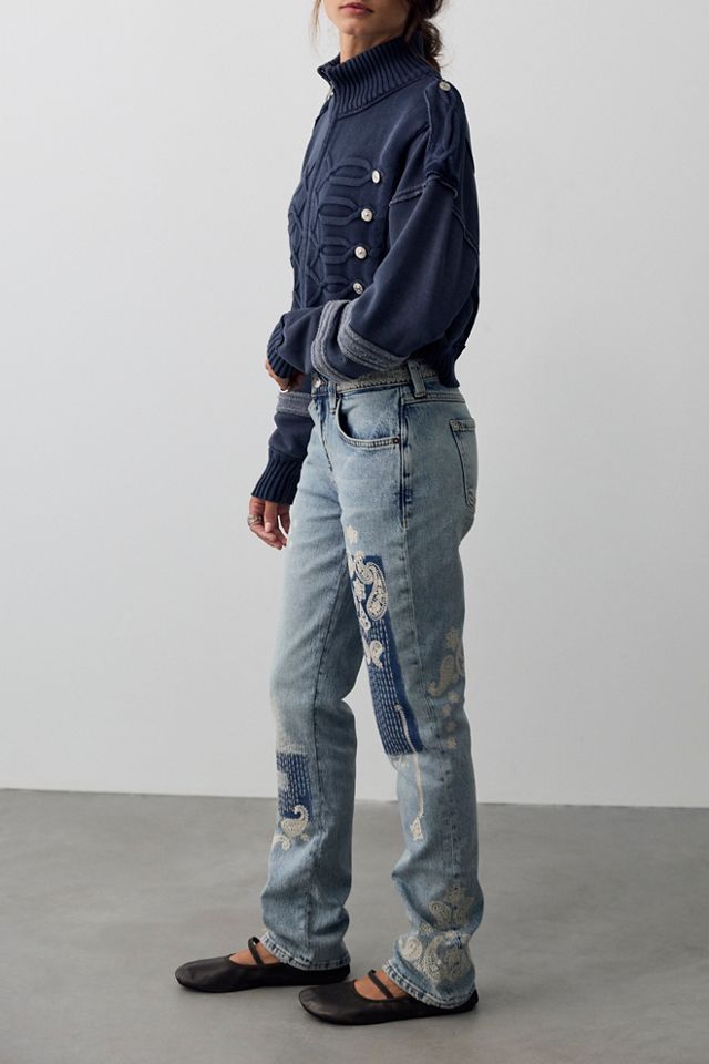 We The Free Nash Embroidered Jeans #1