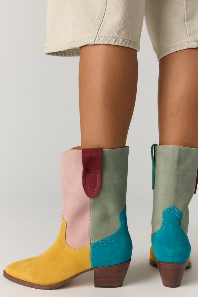 Roberta Colorblock Western Boots #2