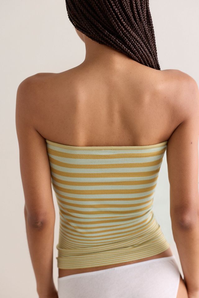 So Soft Seamless Modal Stripe Tube Top #1