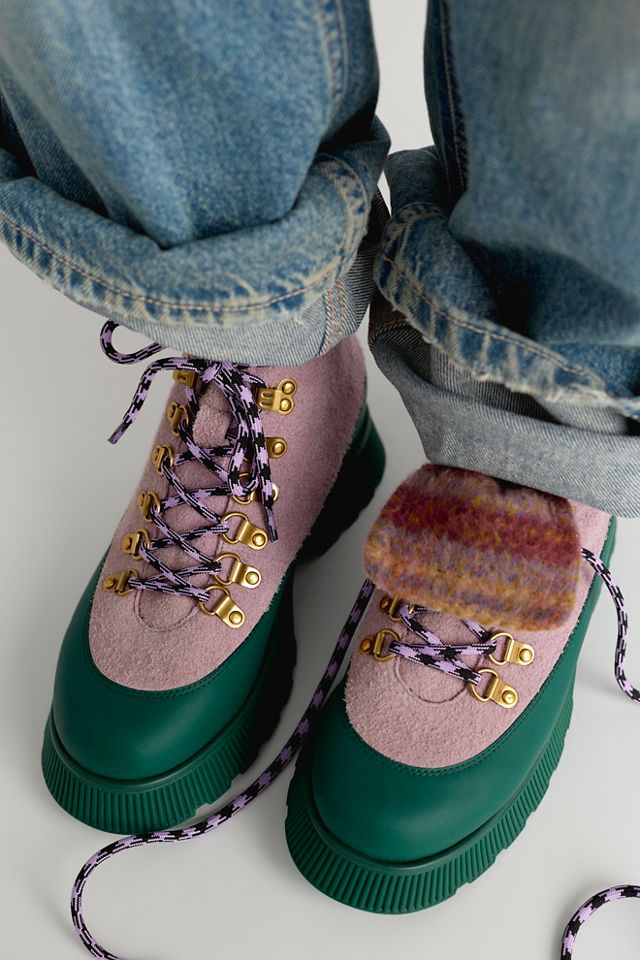 Morris Color-Block Hiker Boots #1
