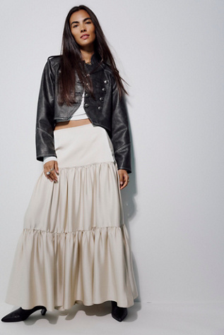 Juliette Satin Maxi Skirt