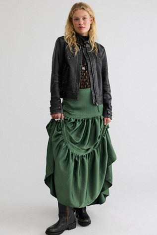Juliette Satin Maxi Skirt
