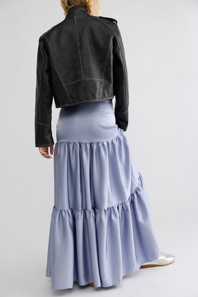 Juliette Satin Maxi Skirt #2