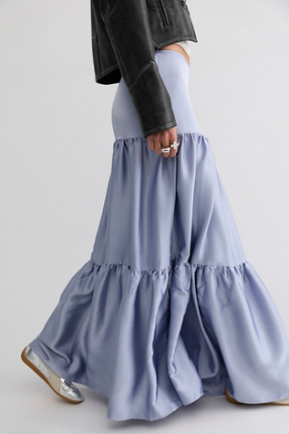Juliette Satin Maxi Skirt by Free People