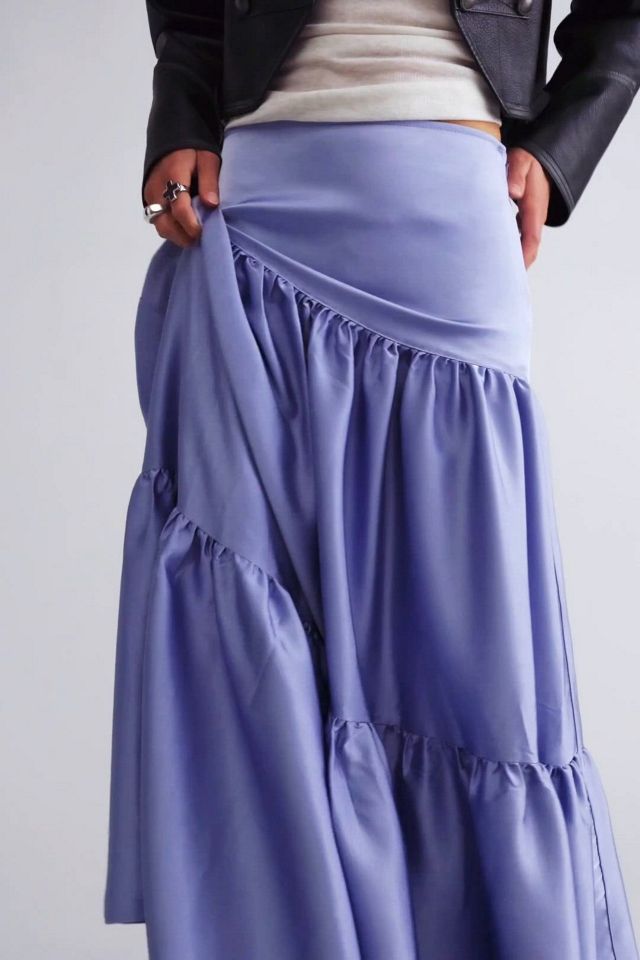 Juliette Satin Maxi Skirt thumbnail 2