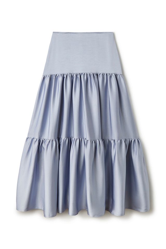 Juliette Satin Maxi Skirt #3