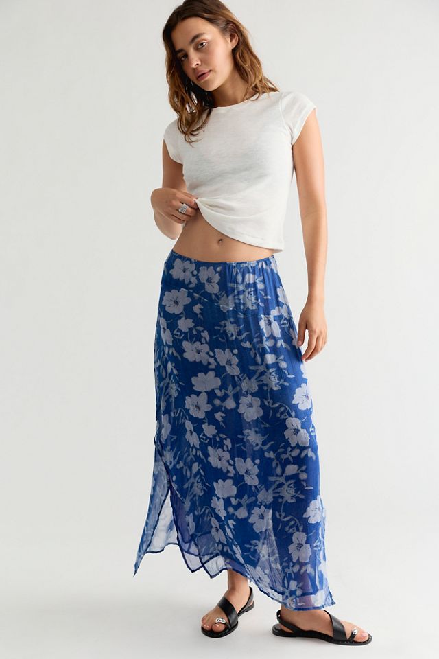 Karis Crinkle Midi Skirt #2