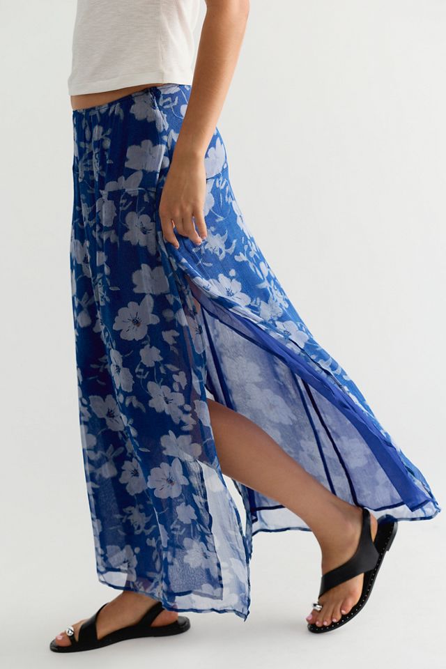 Karis Crinkle Midi Skirt #3