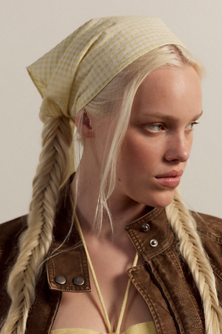 Soren Hair Scarf at Free People in Yellow