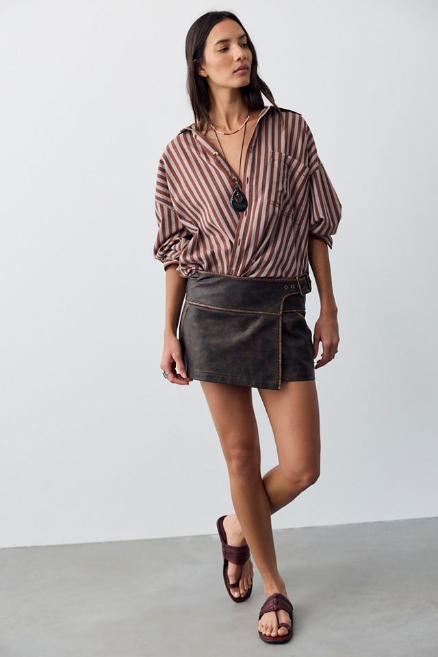 We The Free Suki Vegan Micro Skirt #2