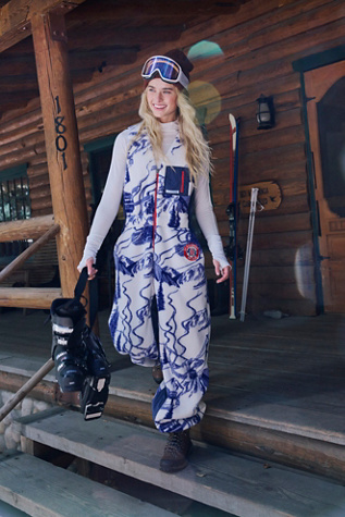 Scout It Out Printed Fleece Overall by Free People