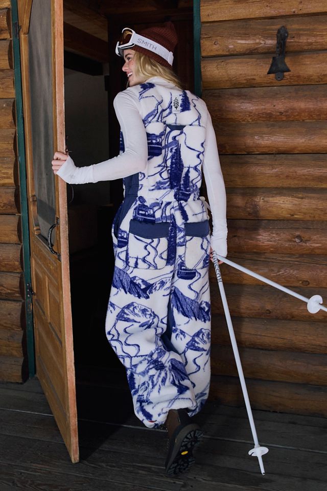 Scout It Out Printed Fleece Overall #1