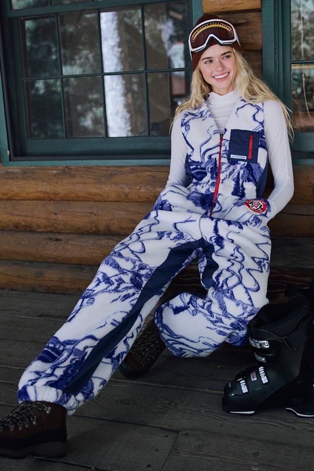 Scout It Out Printed Fleece Overall #2