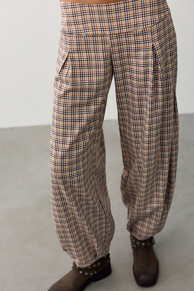 Lizzy Low-Rise Pleated Balloon Pants #2