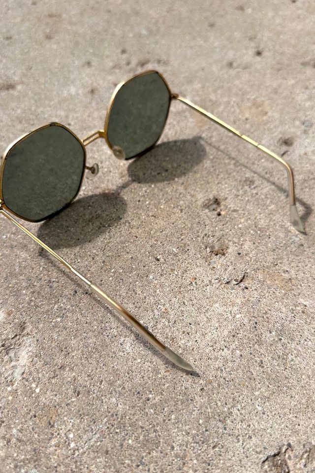 Vintage Gold Frame Octagon Sunglasses Selected by Grievous Angel Vintage #2