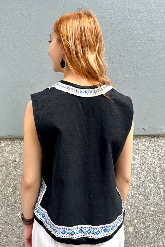 Vintage 1960’s Embroidered Asian Vest Selected by Nomad Vintage #1