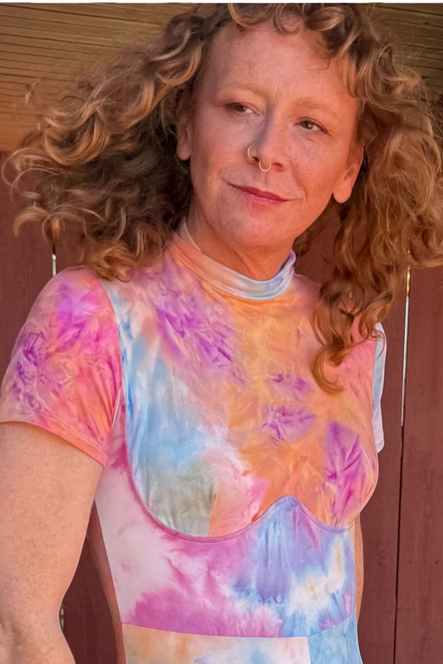 Tie Dyed Bodycon Onesie Romper Selected by Personal Choice #1
