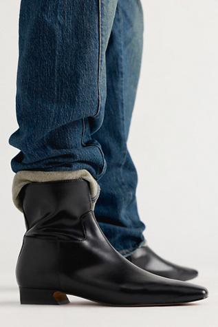 Easy Does It Leather Ankle Boots