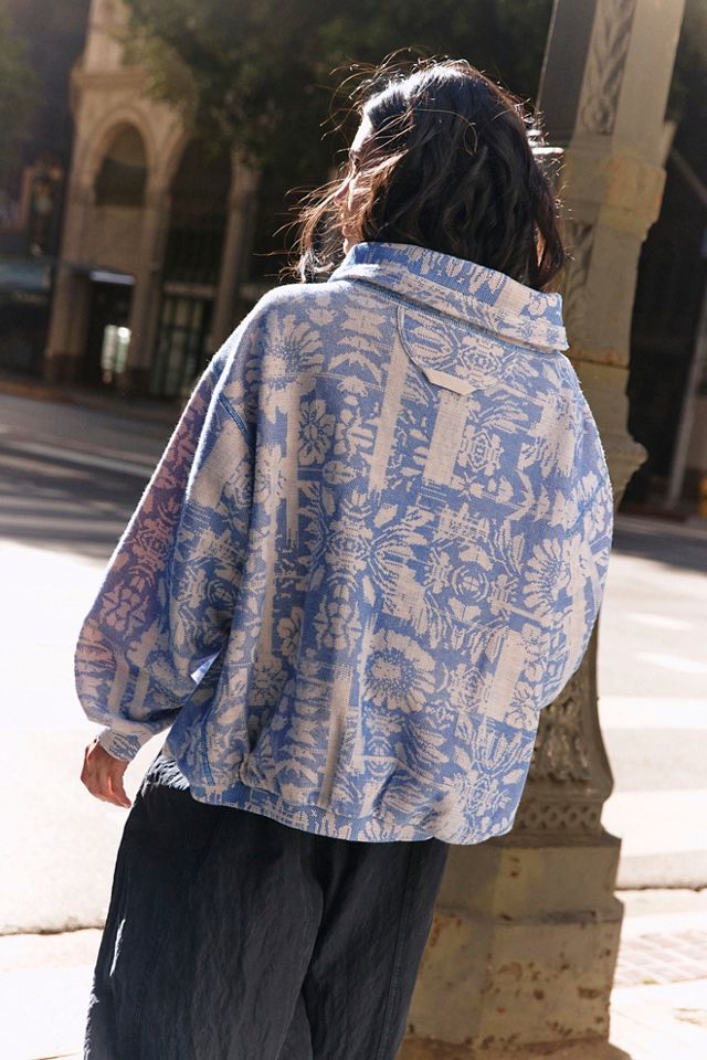 Fireside Printed Funnel Neck Sweatshirt #1