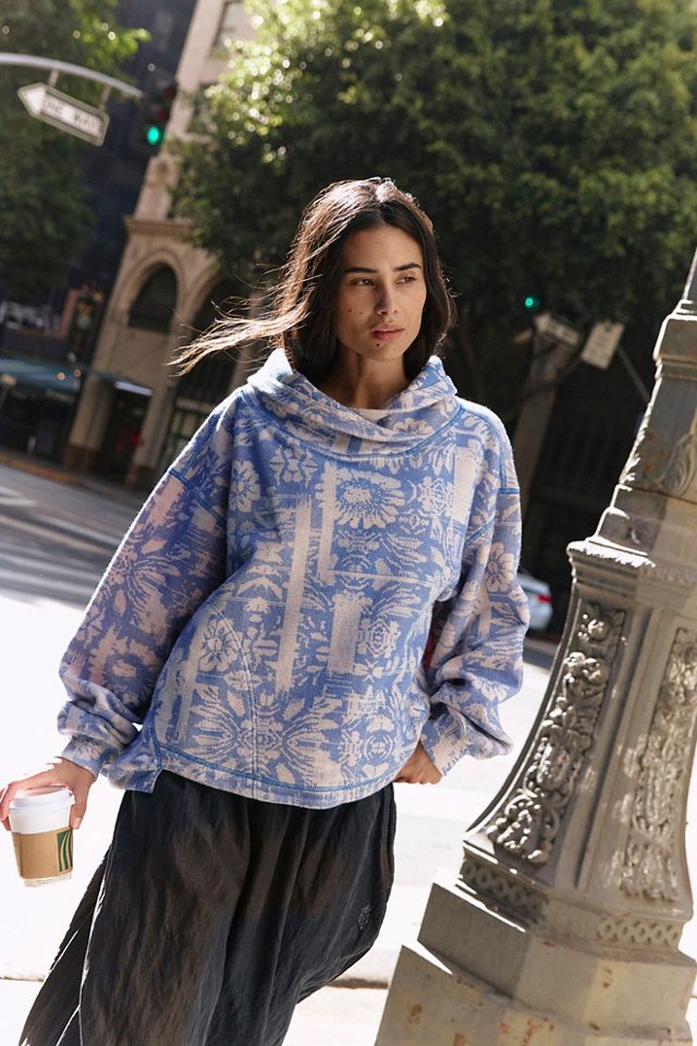 Fireside Printed Funnel Neck Sweatshirt #2