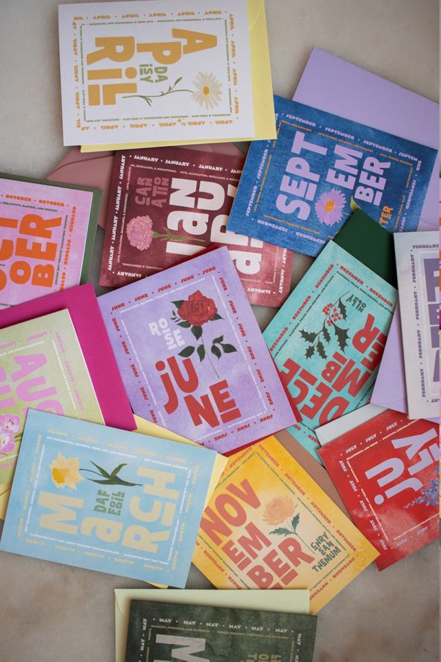 Maggie Beckett Studio Birth Month Flowers Boxed Cards #3