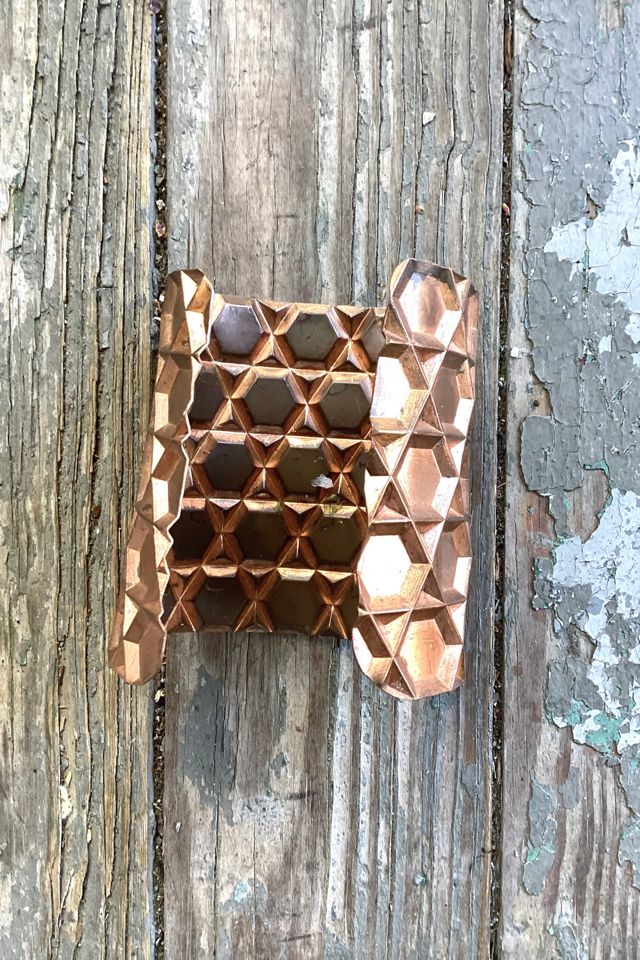 Vintage 1960s Brutalist Wide Copper Cuff Selected by Cherry #1