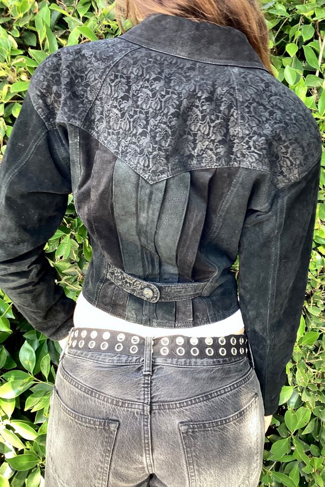 Vintage 1980s Cropped Suede Jacket Selected by Cherry #1