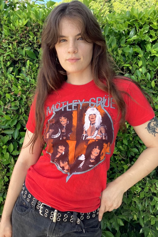 Vintage 1980s Motley Crüe Tour Tee Selected by Cherry
