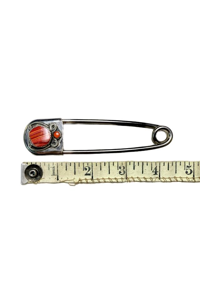 Vintage Jumbo Safety Pin Brooch or Keychain Selected by Lux Revival #2