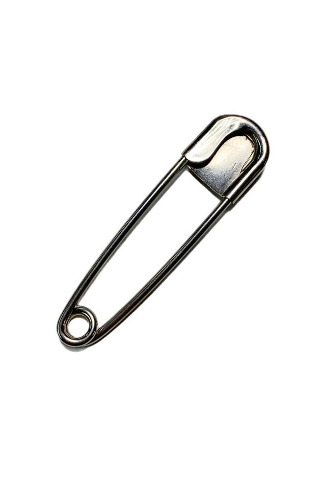 Vintage Jumbo Safety Pin Brooch or Keychain Selected by Lux Revival #3