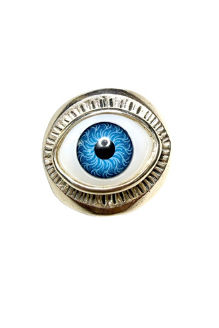 Vintage Sterling Silver Evil Eye Ring Selected by Lux Revival