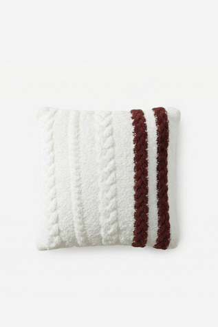 Sunday Citizen Snug Braided Two-Stripes Throw Pillow