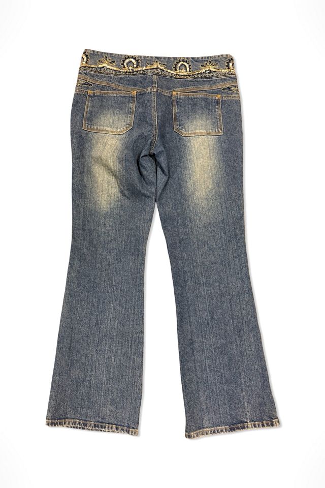 Y2K Sequin Hip Low Rise Flare Jeans  Selected By Ritual Vintage #1