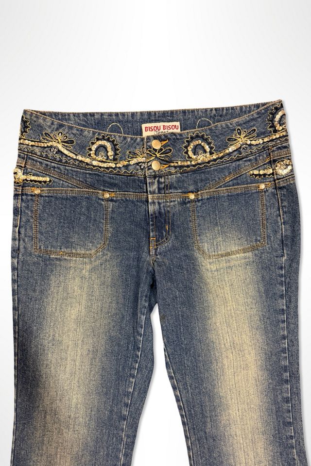 Y2K Sequin Hip Low Rise Flare Jeans  Selected By Ritual Vintage #2