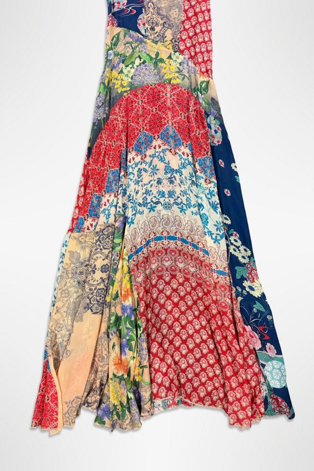 Y2K Johnny Was Patchwork Print Maxi Slip Dress Selected By Ritual Vintage #2
