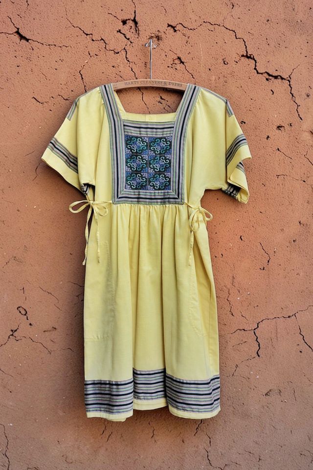 Vintage Hand Embroidered Smock Dress Selected by Garbage Soup #1