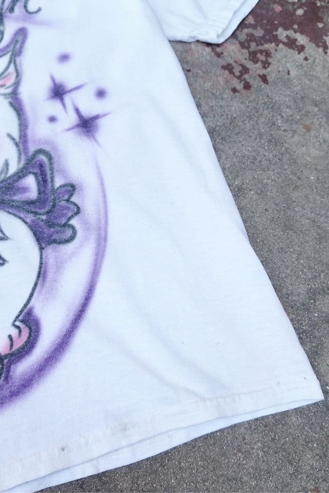 Vintage Caitlyn Cat Airbrushed Tee Selected by Garbage Soup #3