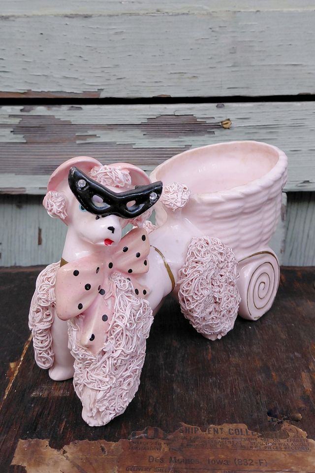 1950's Spaghetti Poodle Planter Selected by Garbage Soup #1