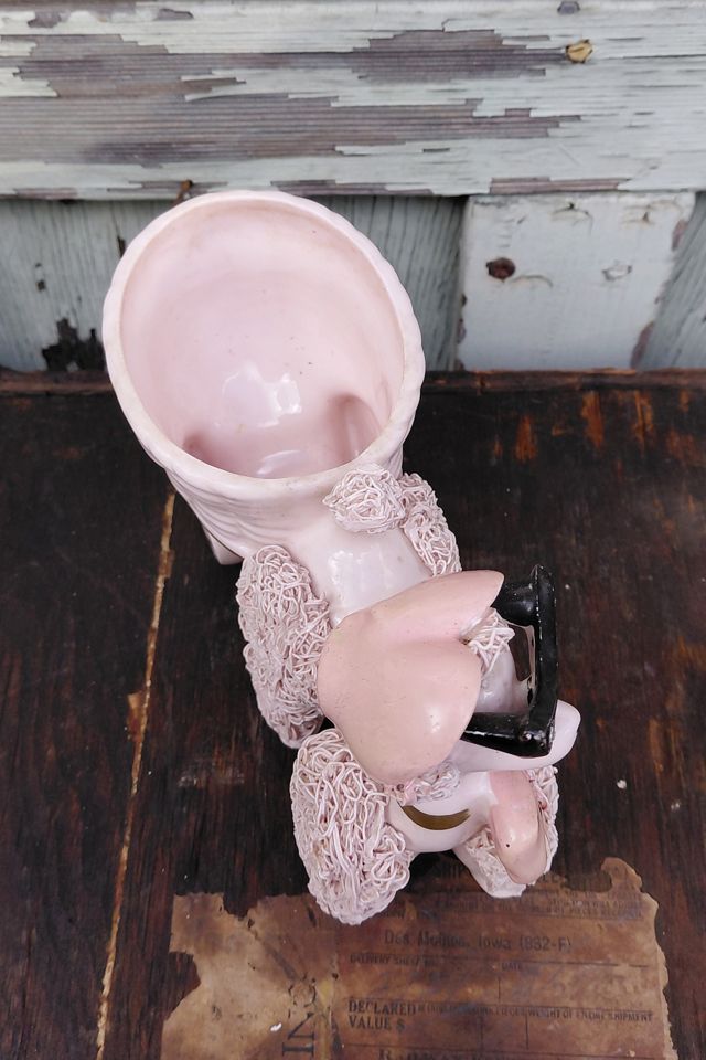 1950's Spaghetti Poodle Planter Selected by Garbage Soup #3