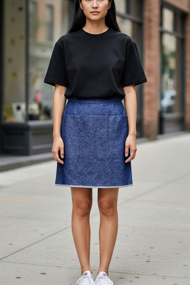 Helmut Lang 1997 Denim Pocket Skirt #1