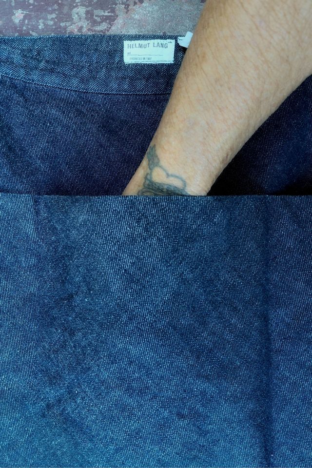 Helmut Lang 1997 Denim Pocket Skirt #3