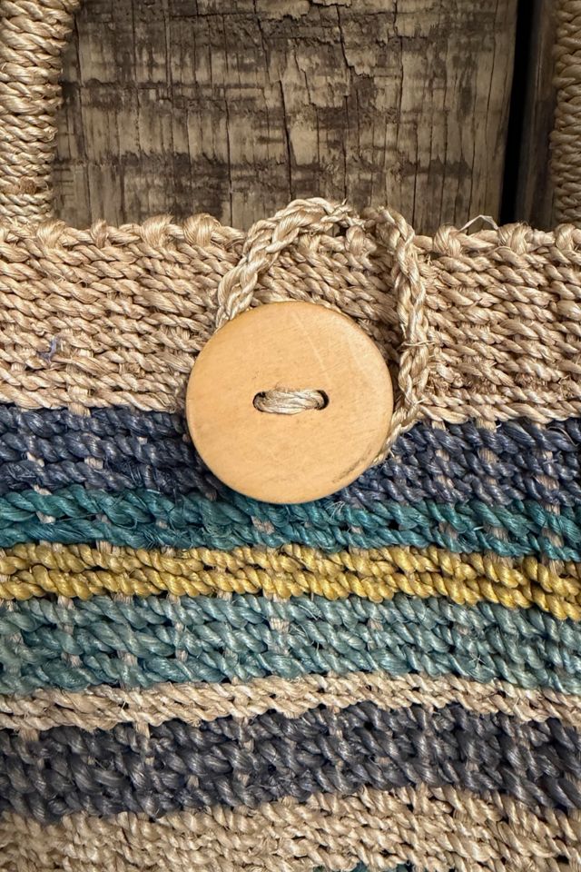1980s Oversized Raffia Beach Tote Selected By Ritual Vintage #2