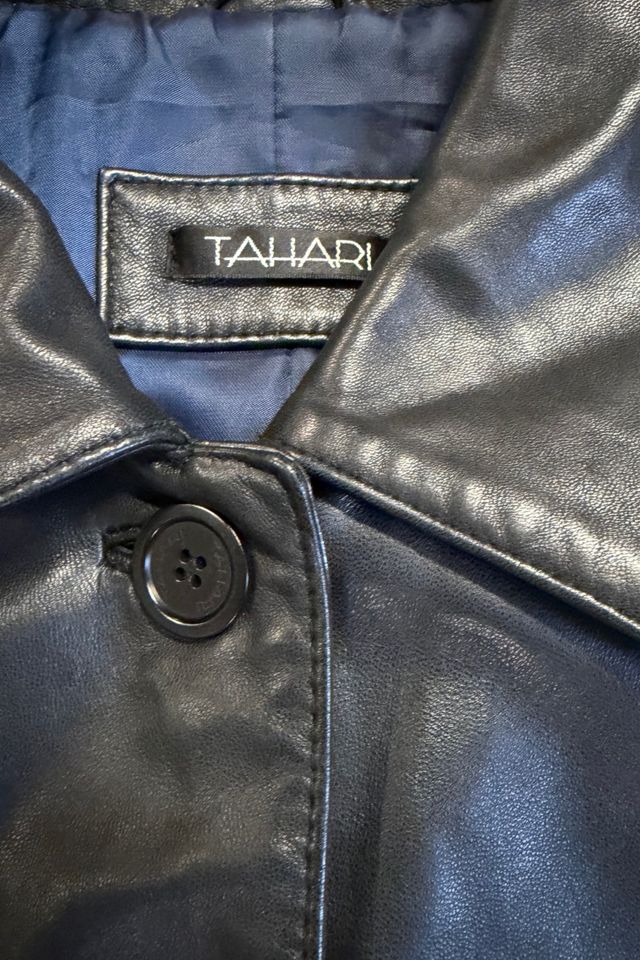1990s Minimal Black Leather Trench Selected By Ritual Vintage #2