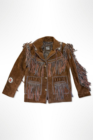 1980s Chocolate Suede Western Fringe Jacket Selected By Ritual Vintage