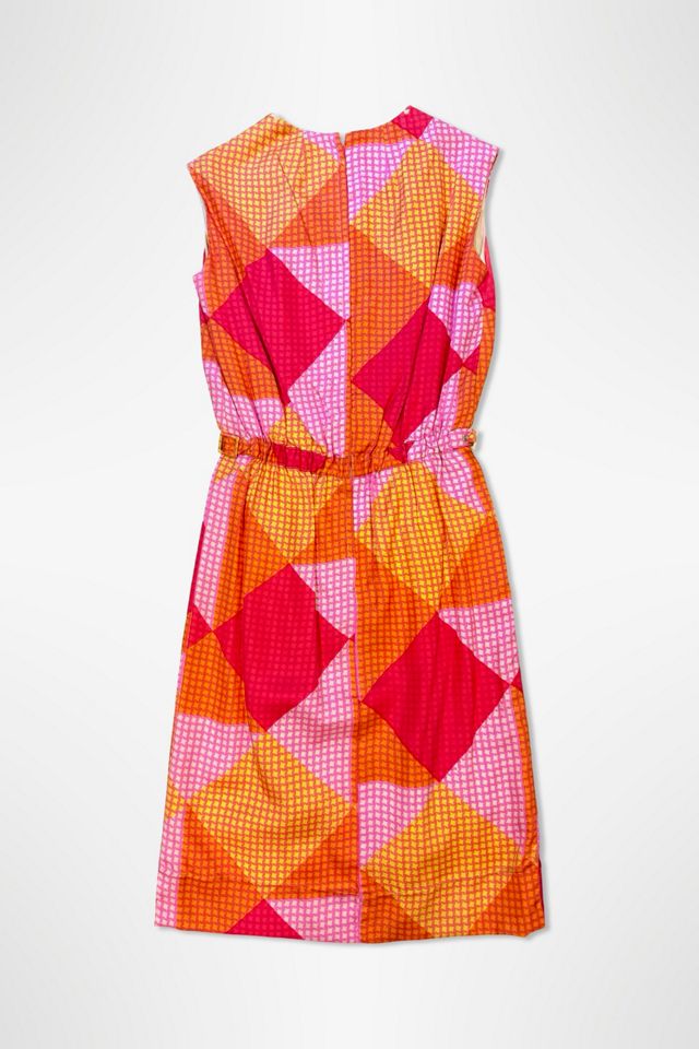 1960s Pop Art Silk Shift Dress Selected By Ritual Vintage #1