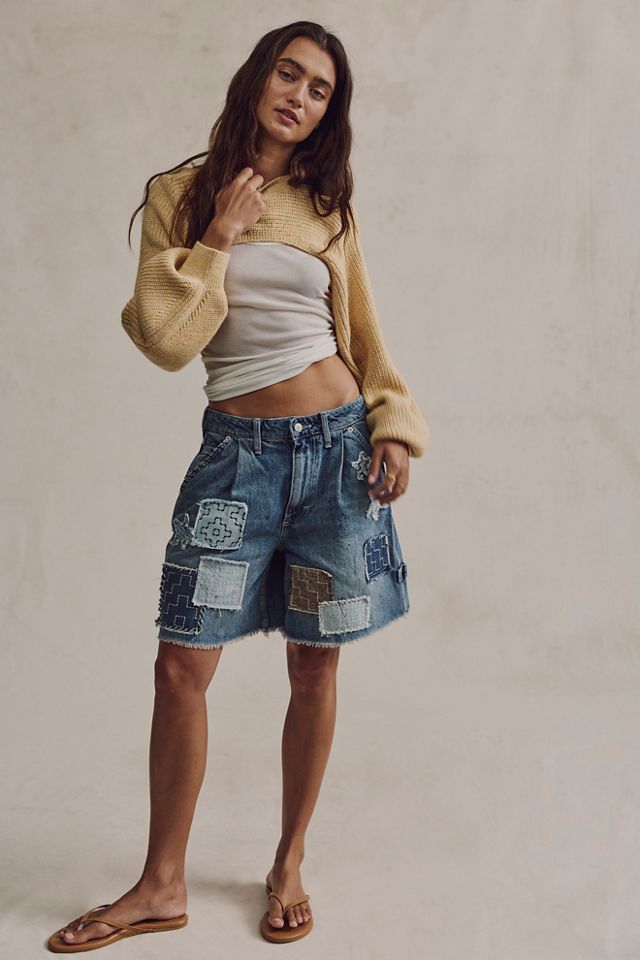 Reese Patched Workwear Shorts #3