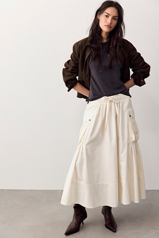 We The Free Trailblazer Cargo Midi Skirt