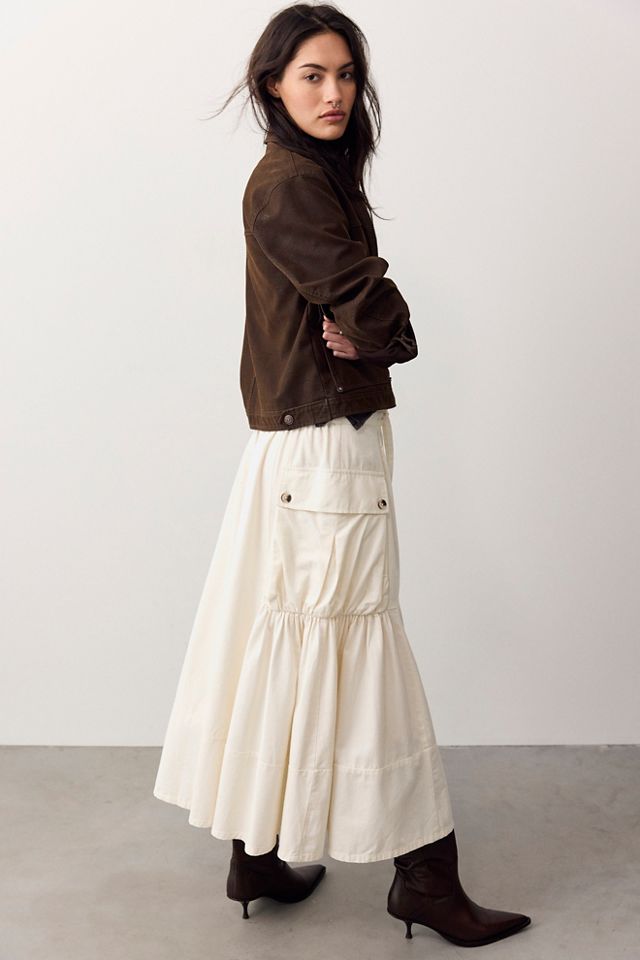 We The Free Trailblazer Cargo Midi Skirt #2